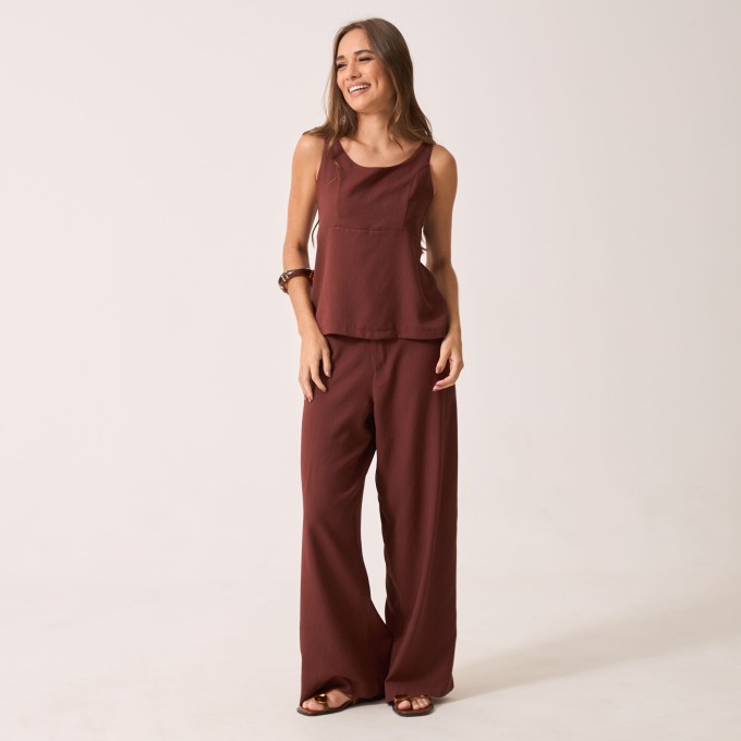 Blusa Crepe com Alças Antonella