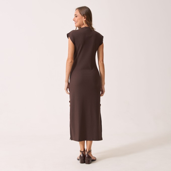 Vestido Canelado Ana Beatriz