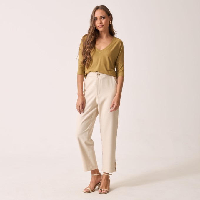 Blusa Canelada Eliza