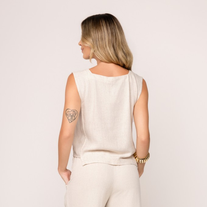 Blusa Viscolinho Flávia