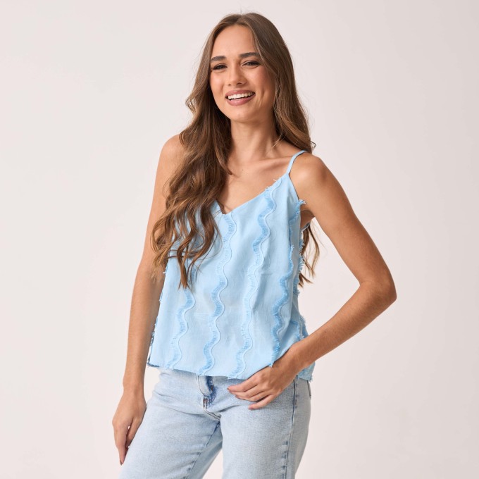 Blusa Tecido com Alça Olivia