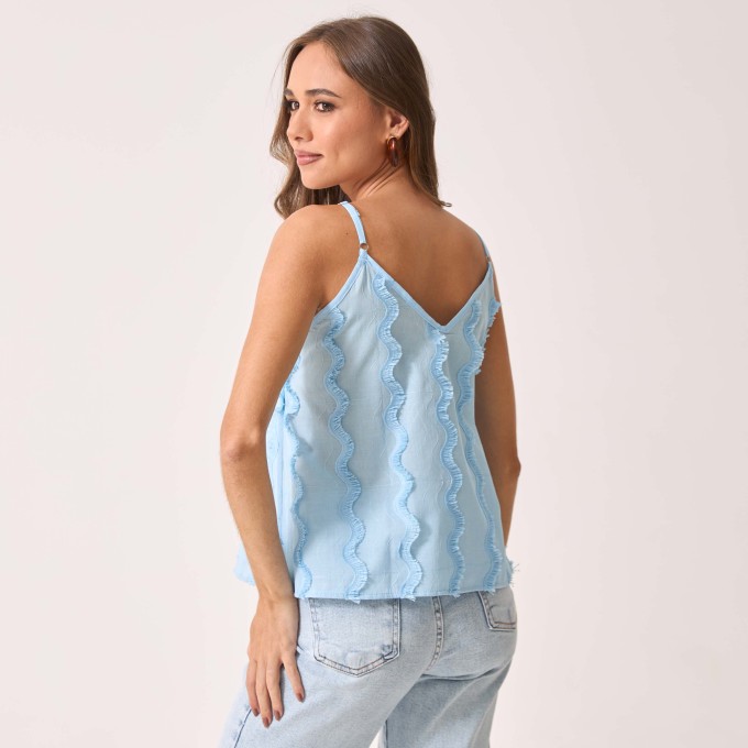 Blusa Tecido com Alça Olivia