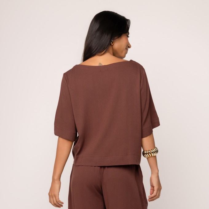 Blusa Viscolinho Bianca